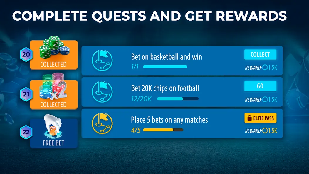 Sportsbook by Pokerist  [МОД Много денег] Screenshot 3