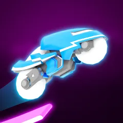 Скачать взлом Rider Worlds - Neon Bike Races (Райдер Ворлдс)  [МОД Много монет] - последняя версия apk на Андроид