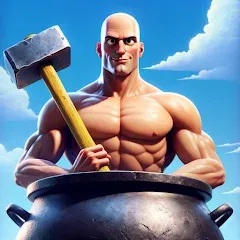 Взлом Hammer Climber Man: Pot Man 3D  [МОД Бесконечные монеты] - последняя версия apk на Андроид