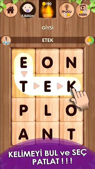 Düşen! Kelime Oyunu  [МОД Unlimited Money] Screenshot 1