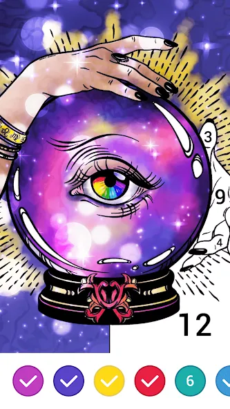 Magic Paint: Color by number (Магик Пейнт)  [МОД Mega Pack] Screenshot 4