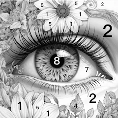 Взломанная Magic Paint: Color by number (Магик Пейнт)  [МОД Mega Pack] - стабильная версия apk на Андроид