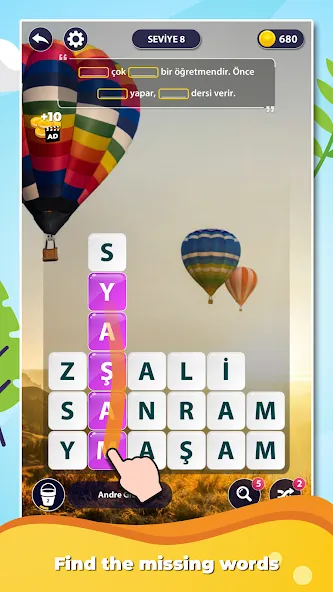 Word Surf: Inspire (Ворд Серф)  [МОД Mega Pack] Screenshot 1