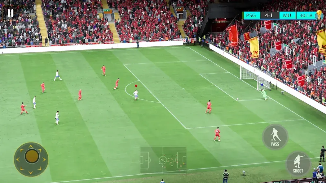 World football 2024 offline  [МОД Бесконечные монеты] Screenshot 5