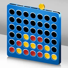 Взломанная 4 in a row king (в ряд король)  [МОД Menu] - полная версия apk на Андроид