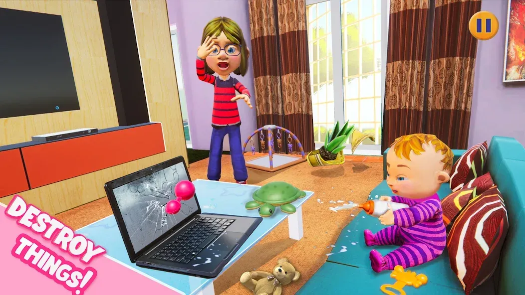 Virtual Baby Mother Simulator  [МОД Unlimited Money] Screenshot 4