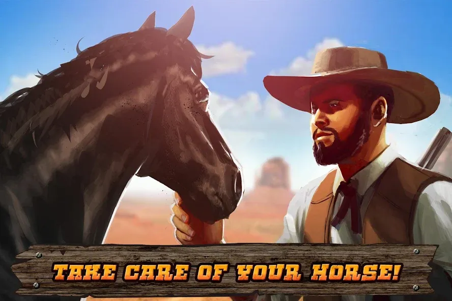 Cowboys Horse Racing Derby  [МОД Бесконечные деньги] Screenshot 2