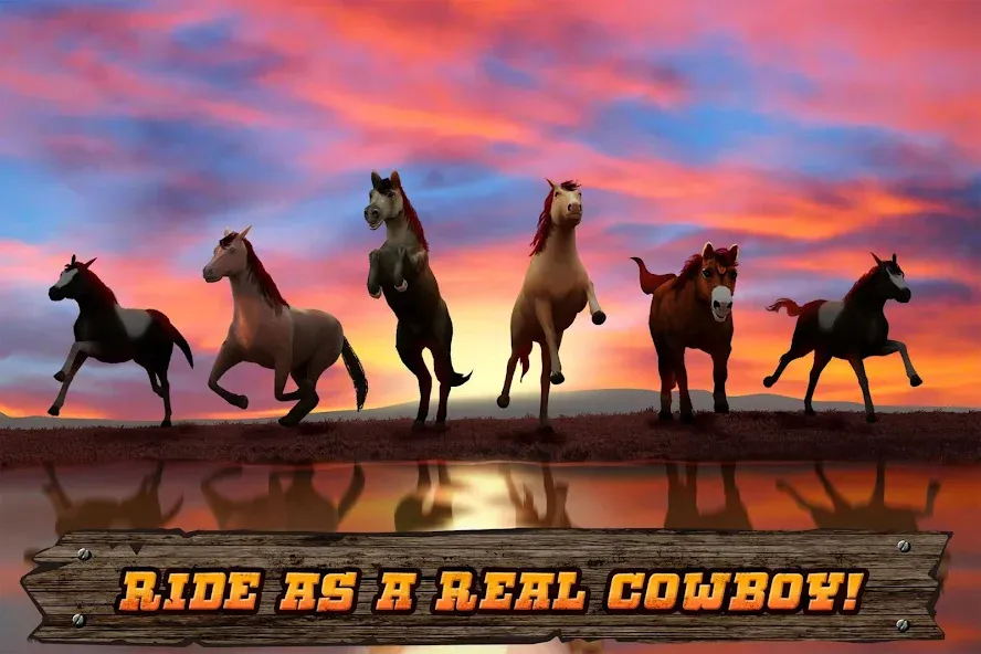 Cowboys Horse Racing Derby  [МОД Бесконечные деньги] Screenshot 5