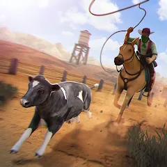 Взломанная Cowboys Horse Racing Derby  [МОД Бесконечные деньги] - стабильная версия apk на Андроид