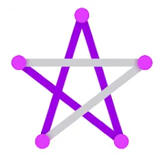 Взломанная 1LINE –One Line with One Touch (ЛАЙН)  [МОД Много монет] - полная версия apk на Андроид