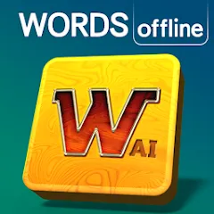 Взлом Words AI Friends Classic  [МОД Unlimited Money] - стабильная версия apk на Андроид