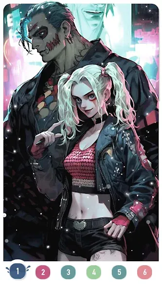 Clown Color, Paint by number  [МОД Unlocked] Screenshot 4