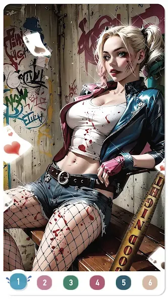 Clown Color, Paint by number  [МОД Unlocked] Screenshot 5