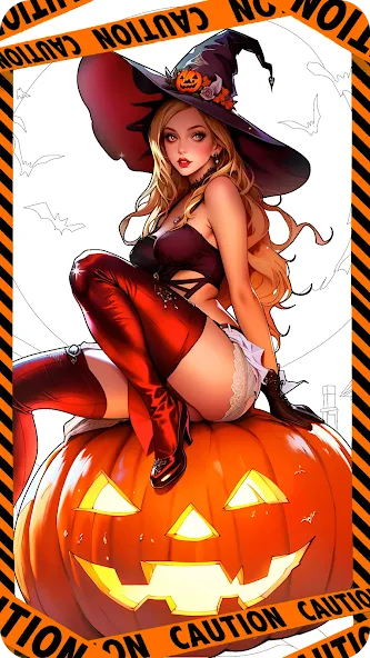 Dark Fantasy Coloring Games  [МОД Unlocked] Screenshot 5