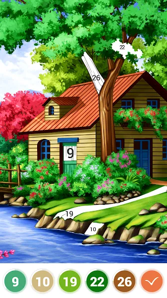 Art Coloring - Color by Number  [МОД Все открыто] Screenshot 3