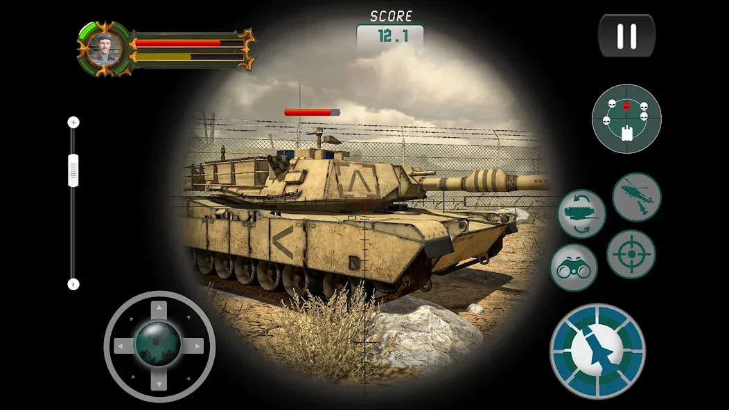 Army Tank Games Offline 3d  [МОД Бесконечные монеты] Screenshot 2