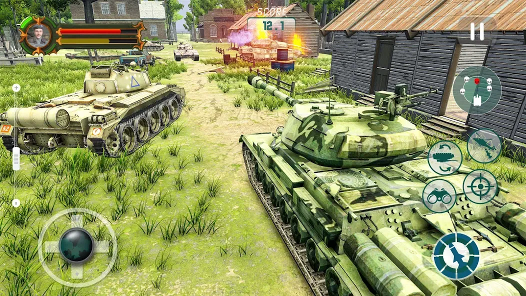 Army Tank Games Offline 3d  [МОД Бесконечные монеты] Screenshot 5
