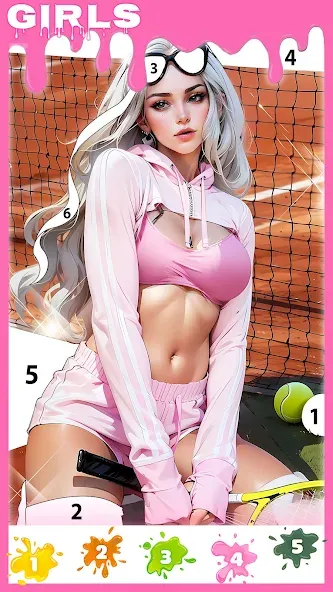 Paint Color: Color by number  [МОД Много денег] Screenshot 2