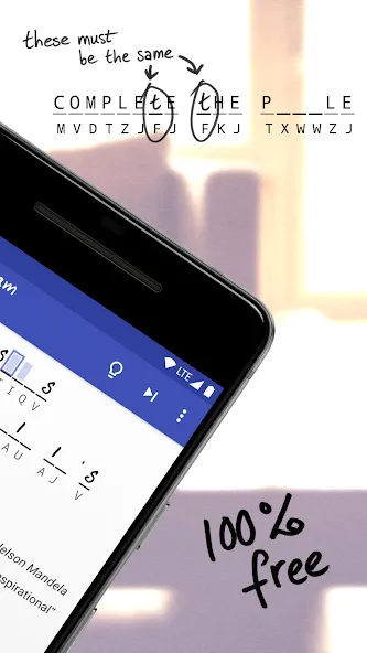 Cryptogram - puzzle quotes (Скрытограмма)  [МОД Unlimited Money] Screenshot 2