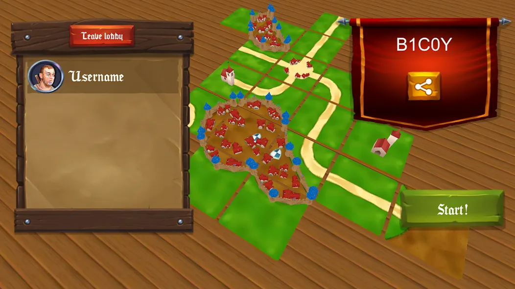 War of Carcassonne board Games (Каркассон)  [МОД Меню] Screenshot 3