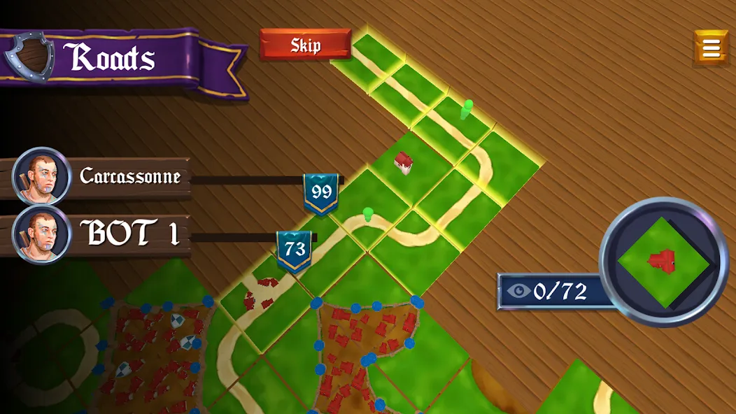 War of Carcassonne board Games (Каркассон)  [МОД Меню] Screenshot 5