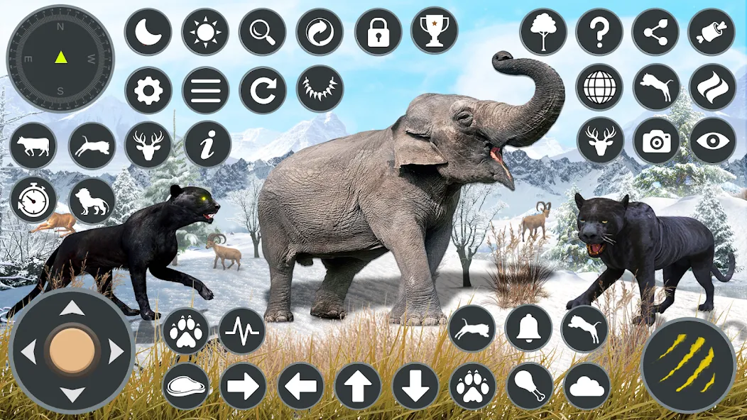 Wild Black Panther Games  [МОД Меню] Screenshot 3