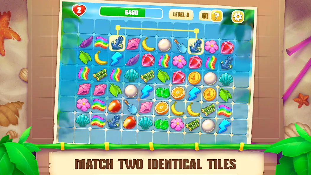 Onet Paradise: connect 2 tiles (Онет Парадайз)  [МОД Все открыто] Screenshot 2