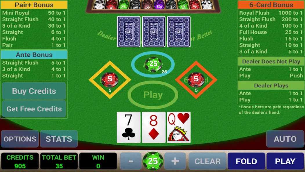 Ace 3-Card Poker (эйс 3)  [МОД Menu] Screenshot 2