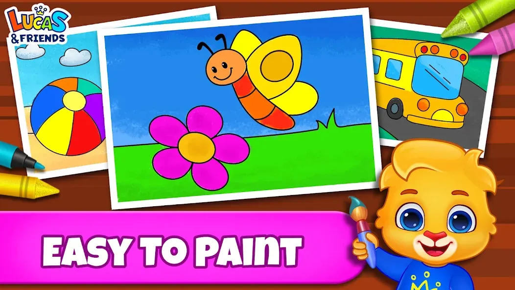 Coloring Games: Color & Paint  [МОД Много монет] Screenshot 1