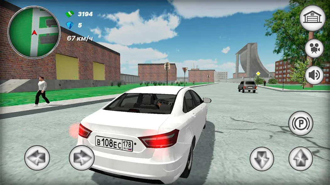 Русская тачка Лада Веста  [МОД Unlimited Money] Screenshot 5