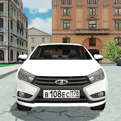 Взлом Русская тачка Лада Веста  [МОД Unlimited Money] - стабильная версия apk на Андроид