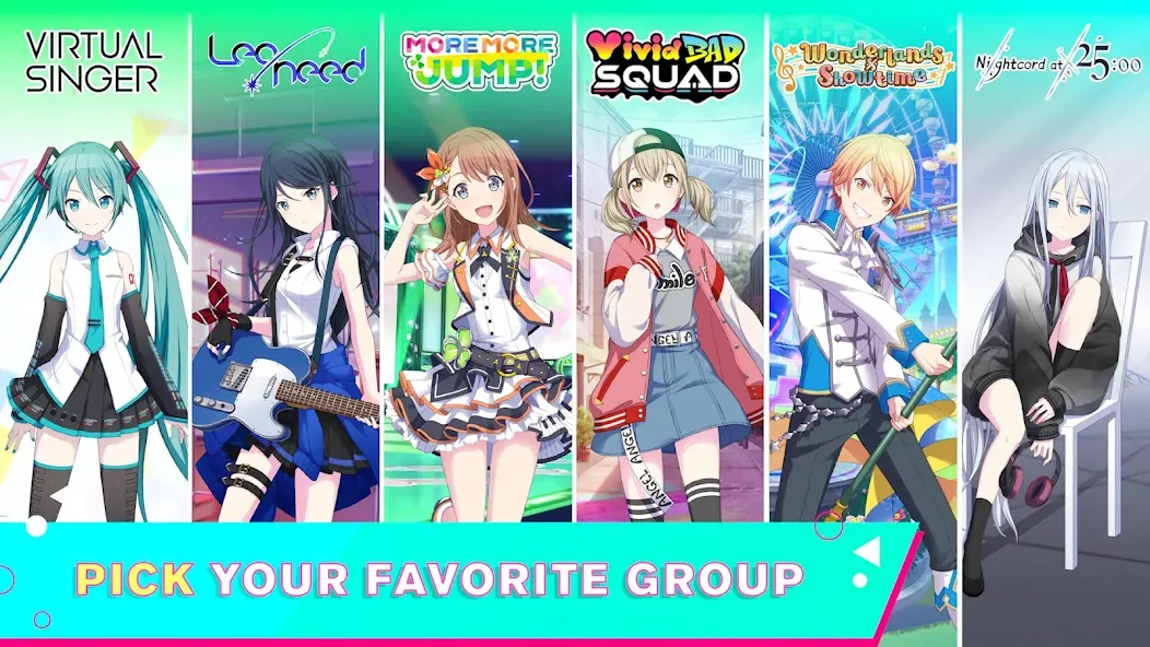 HATSUNE MIKU: COLORFUL STAGE! (Хацуне Мику)  [МОД Unlimited Money] Screenshot 2