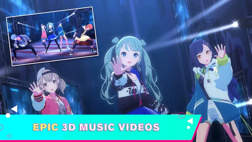HATSUNE MIKU: COLORFUL STAGE! (Хацуне Мику)  [МОД Unlimited Money] Screenshot 4