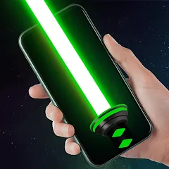 Взлом Lightsaber Gun Simulator  [МОД Mega Pack] - полная версия apk на Андроид