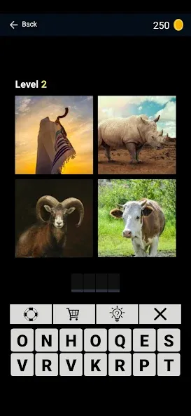 Puzzle: 4 pics 1 word offline  [МОД Mega Pack] Screenshot 5