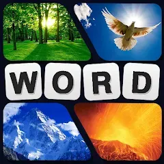 Взломанная Puzzle: 4 pics 1 word offline  [МОД Mega Pack] - полная версия apk на Андроид