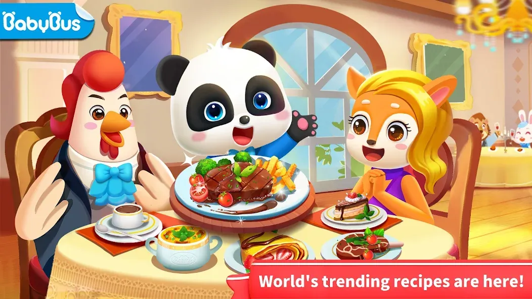 Little Panda's World Recipes  [МОД Много денег] Screenshot 1