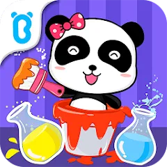 Взломанная Baby Panda's Color Mixing  [МОД Все открыто] - стабильная версия apk на Андроид