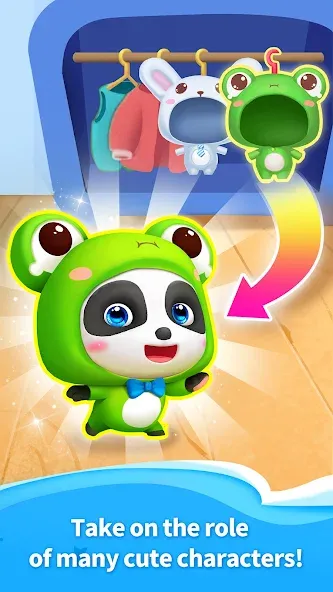 Talking Baby Panda-Virtual Pet  [МОД Menu] Screenshot 2