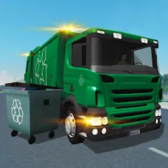 Взломанная Trash Truck Simulator (Трэш Трак Симулятор)  [МОД Все открыто] - стабильная версия apk на Андроид