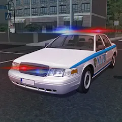 Скачать взломанную Police Patrol Simulator (Полицейский патрульный симулятор)  [МОД Mega Pack] - полная версия apk на Андроид
