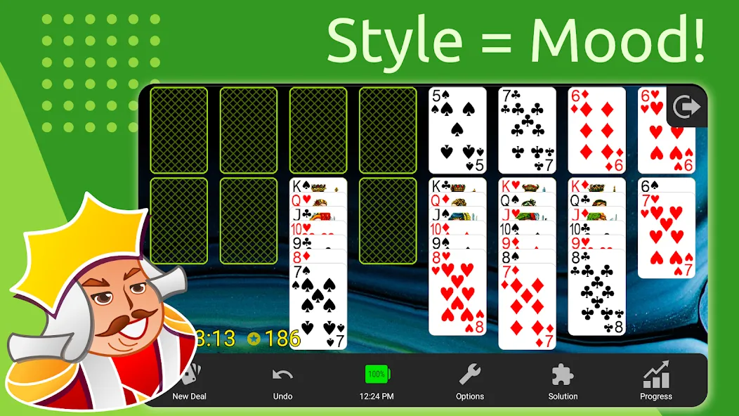 FreeCell  [МОД Все открыто] Screenshot 5