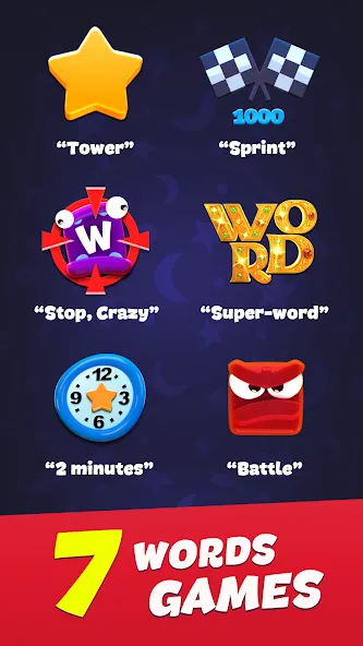 Toy Words play together online (Той Вордс)  [МОД Menu] Screenshot 1