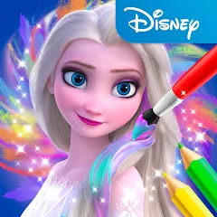 Скачать взлом Disney Coloring World (Дисней)  [МОД Бесконечные деньги] - последняя версия apk на Андроид
