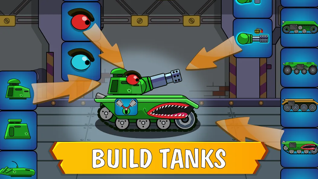 TankCraft – War Tank Battles (ТанкКрафт)  [МОД Unlocked] Screenshot 1