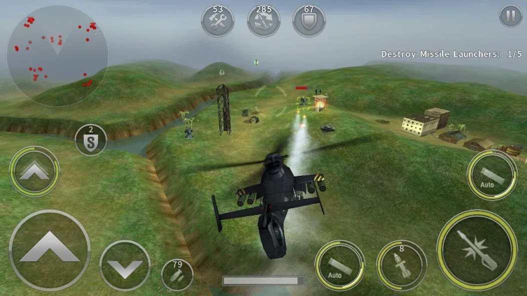 GUNSHIP BATTLE: Helicopter 3D  [МОД Unlocked] Screenshot 2