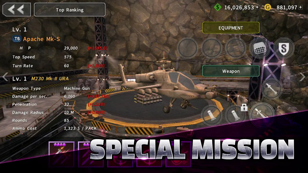 GUNSHIP BATTLE: Helicopter 3D  [МОД Unlocked] Screenshot 3