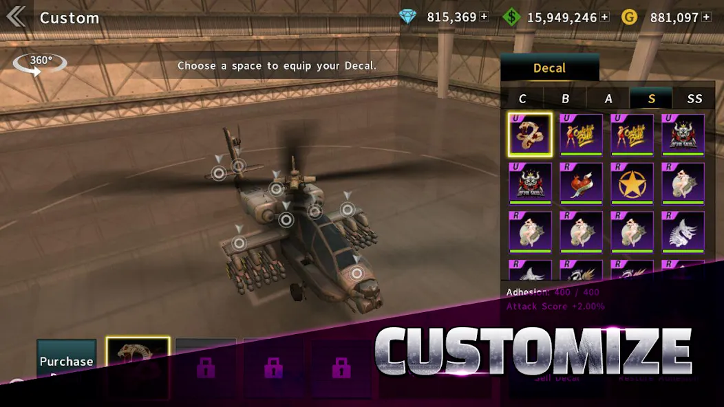 GUNSHIP BATTLE: Helicopter 3D  [МОД Unlocked] Screenshot 5