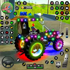 Скачать взломанную Tractor Farming Games 2023  [МОД Unlocked] - последняя версия apk на Андроид
