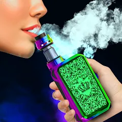 Взлом Virtual Vape Smoke Simulation (Виртуальное имитирование дыма от вэйпа)  [МОД Бесконечные деньги] - последняя версия apk на Андроид
